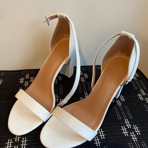 Elegant White Women's Heels